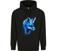A Fox Acquarello Bambini Felpa con Cappuccio