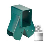 A-Frame Middle Swing Set Brackets, with Mounting Hardware, DIY Swing Set Bracket Swing Set Kit for 4x4 Legs & 4x6 Beam, Green 2025