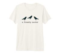 A Friendly Murder Group of Crows Ravens Maglietta Premium