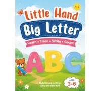 A Fun ABC Writing Workbook for Preschool Kids Ages 3-6 with Letter Tracing, Uppercase & Lowercase Practice, and Counting Activities