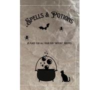 A fun Spells & Potions book for you to keep all your “witchty” recipes in. It is 6x9 and 100 pages. Lots of fun for everyone.