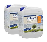 A&G-heute AdBlue 20L SCR soluzione urea 2 x 10 litri con beccuccio riduzione dei gas di scarico di ossidi di azoto per tutte le marche di auto in tanica