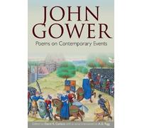 A.G. Rigg John Gower: Poems on Contemporary Events (Copertina rigida)