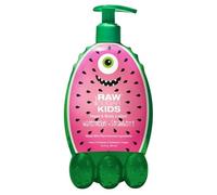 A G Rs Raw Sugar Kids, lozione per mani e corpo con sapore di anguria e fragola, realizzata con ingredienti vegetali, senza solfati e parabeni, vegana, confezione da 12 pezzi