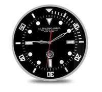 A.G. Spalding&Bros. Wall Clock Da Parete Movimento Continuo Nero Unisex