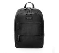 A.G. Spalding & Bros. Zaino da ufficio 309182 Uomo in Pelle Nero - Zaino porta Pc Round Large Tech Leather
