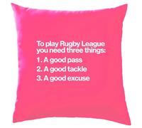 A Giocare Rugby Lega Ti Serve Tre Things - Cuscino - Divertente Giocatore Love