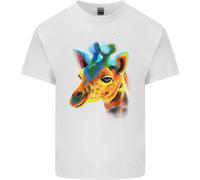 A Giraffa Acquarello T-Shirt Bambini Bambine