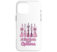 A Girl Gotta Have Options Pastel Witch Broom Kawaii Hallowee Custodia per iPhone 16 Pro Max