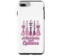 A Girl Gotta Have Options Pastel Witch Broom Kawaii Hallowee Custodia per iPhone 7 Plus/8 Plus