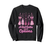 A Girl Gotta Have Options Pastel Witch Broom Kawaii Hallowee Felpa