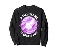 A Girl Like Me is Hard to Find - Women Kids Unicorn Mother's Felpa