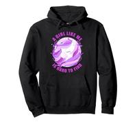 A Girl Like Me is Hard to Find - Women Kids Unicorn Mother's Felpa con Cappuccio