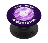 A Girl Like Me is Hard to Find - Women Kids Unicorn Mother's PopSockets PopGrip Adesivo