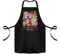 A Girl Who Loves Elfi Natale Anime Natale Cotone Grembiule 100% Biologico