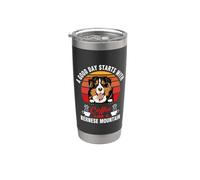 A Good Day Starts With Coffee And A Bernese Mountain Dog Bicchiere termico in acciaio inox doppia parete