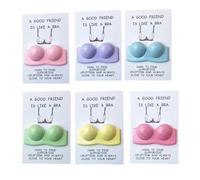 A Good Friend is Like A Bra Pocket Hug,Mini abbraccio tascabile con gettone reggiseno, carino reggiseno con tasca abbraccio, divertente positivo