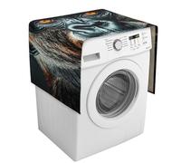 A Gorilla Copertura per lavatrice con tasche portaoggetti Copertura antipolvere per lavatrice e asciugatrice, 137,9 x 52,1 cm, per frigorifero e cucina, decorazione per la casa