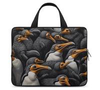 A Group of Penguins - Custodia per computer portatile, ultrasottile, impermeabile, 13", con cinghia da polso