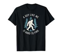 A Guy Like Me Is Hard To Find Bigfoot Sasquatch Retro Design Maglietta