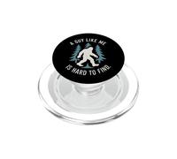 A Guy Like Me Is Hard To Find Bigfoot Sasquatch Retro Design PopSockets PopGrip per MagSafe