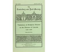 A.Hamilton Thom Visitations of Religious Houses in the Diocese of Li (Tascabile)