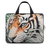 A Hand Drawn Tiger - Custodia per computer portatile, ultrasottile, impermeabile, da 12", con cinghia da polso