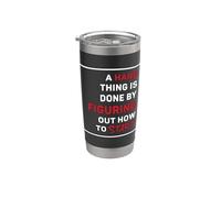 A Hard Thing Is Done CEO Boss Vintage Retro Imprenditore Bicchiere termico in acciaio inox doppia parete