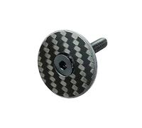 A-Head - Set di sterzo in carbonio, 1 1/8" con vite in titanio lucido, lucido
