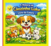 A história do cãezinho Luke Livro de Colorir
