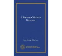 A history of German literature