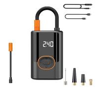 A ircore S1 - Smart Portable Tire Inflator | Wireless Fast Air Pump, Portable Mini Air Pump, Equipped with Lighting for Car, SUV, Motorcycle, Bicycle, and Ball (1Pcs)