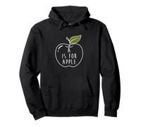 A Is for Apple - Scuola Materna Pre-K 1 ° Grado Felpa con Cappuccio