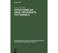 A J a Van Zoest Structures de Deux Testaments Fictionnels (Copertina rigida)