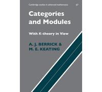 A. J. Berrick M. E. K Categories and Modules with K-Theory i (Copertina rigida)
