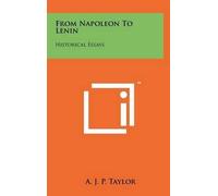 A J P Taylor From Napoleon to Lenin (Copertina rigida)