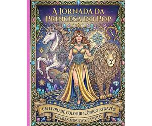 A Jornada da Princesa do Pop:: Um livro de colorir icônico através de eras musicais e estilo