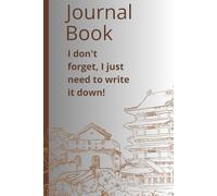 A journal as a great gift for anyone with a sense of humor and things under control.: You'll never forget what you had planned for today.