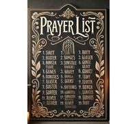 A Journey of Faith: My Personal Prayer List to Reflect on Blessings, Guidance, and Prayers