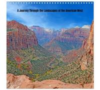 A Journey Through the Landscapes of the American West (Wall Calendar 2026 12" x 24" / 30 x 60 cm (aperto) Calvendo 12 Month Wall Calendar