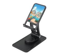 A Joyful Holiday by The Seaside, supporto da scrivania regolabile per iPhone e tutti i telefoni, rotazione a 360°, pieghevole integrato, base quadrata