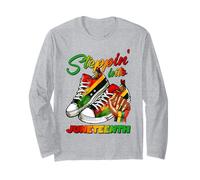 A Juneteenth Celebrate Freedom Sneakers Manicure Maglia a Manica