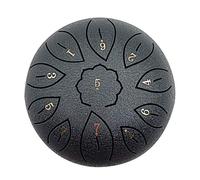 A K Akaddy 15,2 cm 11 Tune strumento musicale in acciaio per principianti (nero)