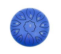 A K Akaddy 15,2 cm 11 Tune Strumento Musicale Lingua Tamburo per Educazione Musicale Concerto Mente Guarigione Yoga Meditazione (Blu)