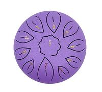 A K Akaddy 15,2 cm 11 Tune Strumento Musicale Lingua Tamburo per Principiante per Educazione Musicale Concerto Mente Guarigione Yoga Meditazione (Viola)