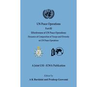 A K Bardalai Pradeep Goswami UN Peace Operations (Tascabile)