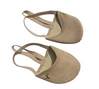 A&K L'YDIA Pirouette in tela da danza, con suola a mezza punta, calzini da ginnastica ritmica, per competizioni di balletto, jazz, donne, uomini, ragazze, bambini, bambini, Confezione da 1 pezzo.,