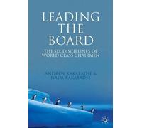 A. Kakabadse Leading the Board (Copertina rigida)