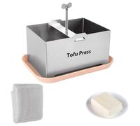 A Kit pressa per pressa tofu grado alimentare in acciaio inossidabile produttore di tofu pressione regolabile per pressa per pressa per pressa per pressa per pressa stampo per la lavastoviglie per lav