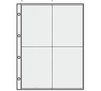 A-Knermann - Custodie trasparenti per buste da collezione, 4 tasche da 150 x 107 mm, per coperchi di birra (25 fogli)